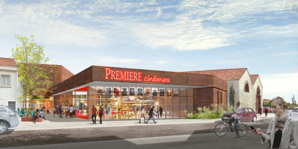 Projection Première Cinémas de Frontignan, vue de face